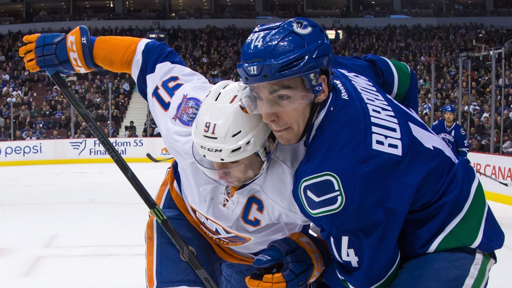 Vancouver Canucks' Alex Burrows has been injured