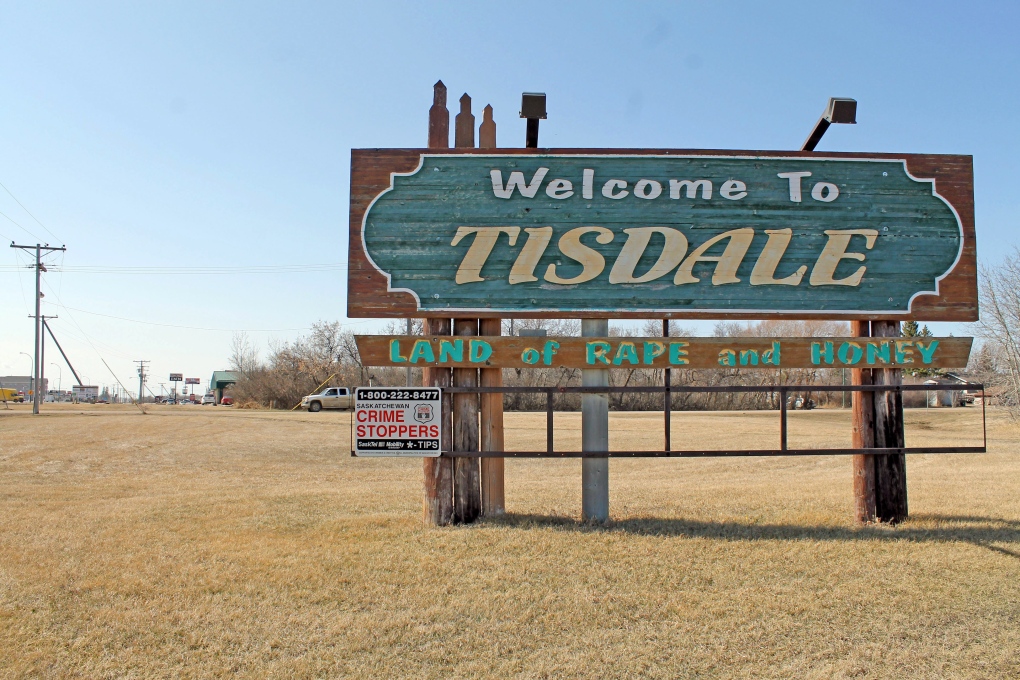 Sign of Tisdale, Sask.