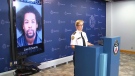 Toronto Police Insp. Joanna Beaven-Desjardins speaks at a news conference in Toronto on Wednesday, April 22, 2015. 