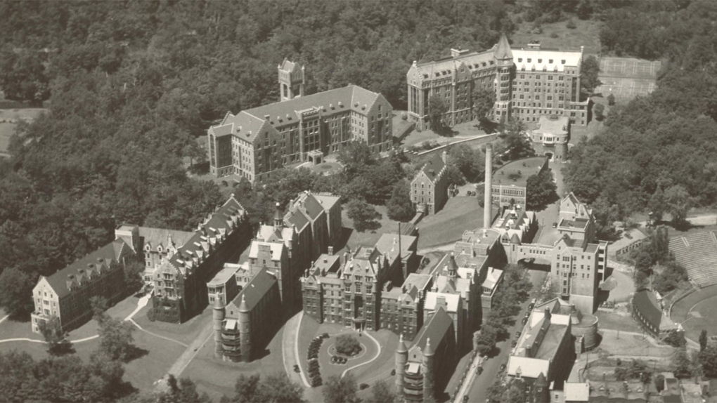 Retro photo of Royal Victoria Hospital