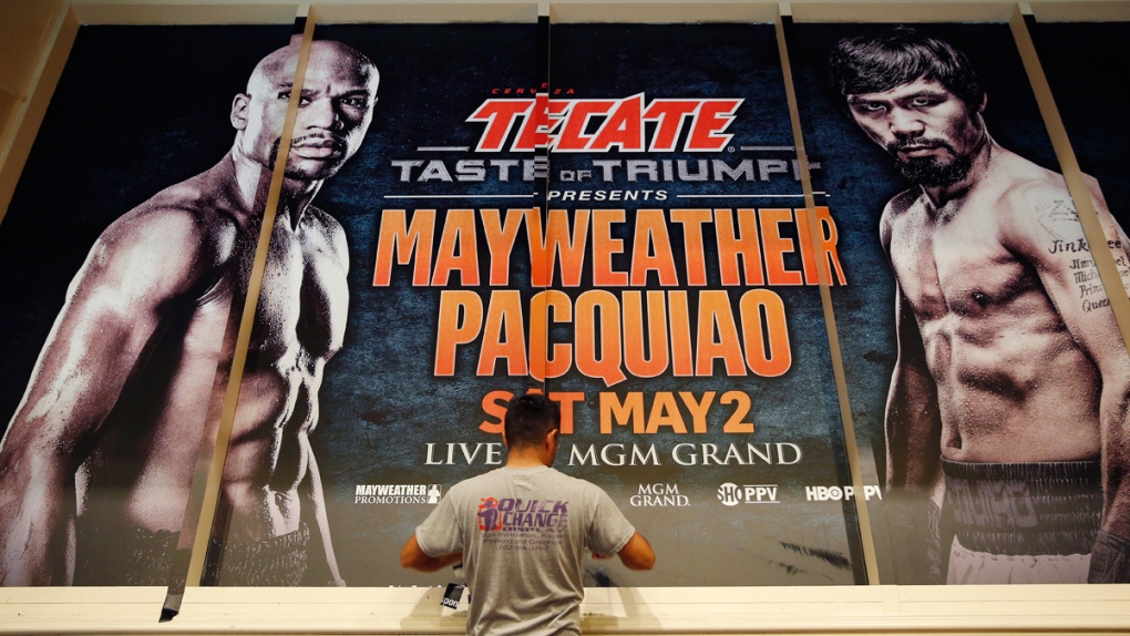Floyd Mayweather Jr. and Manny Pacquiao fight ad