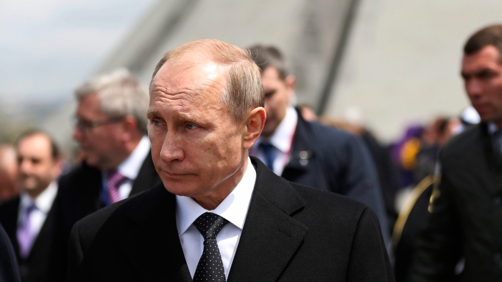 Russian President Vladimir Putin in Armenia