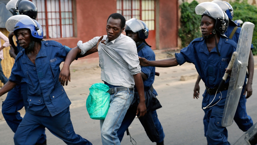 Burundi riot police