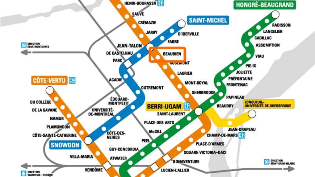 Beaubien metro station will be closed from May 4 a