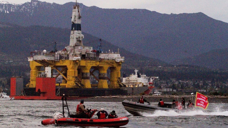 Shell's Arctic drill rig