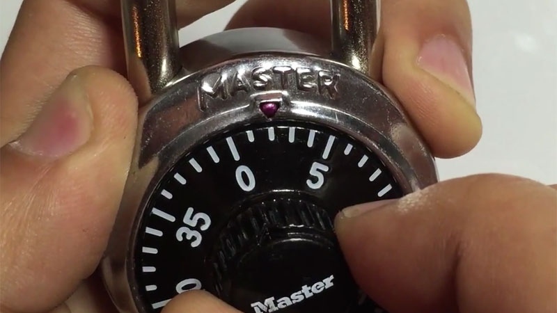 Secret to cracking Master Lock combinations