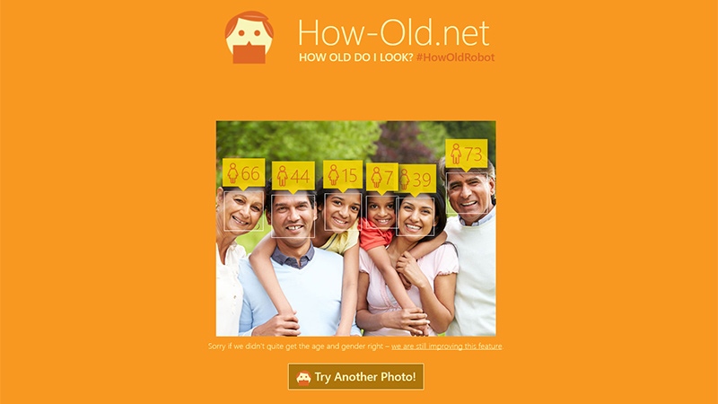 Microsoft's new How Old Robot