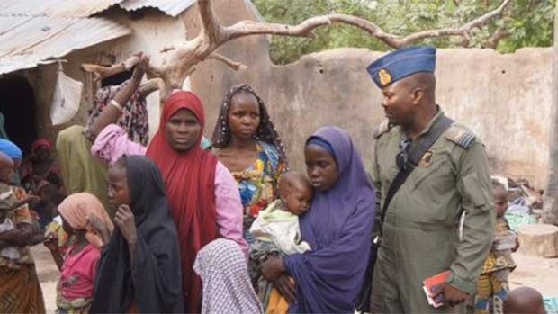 Women allegedly rescued by Nigerian military