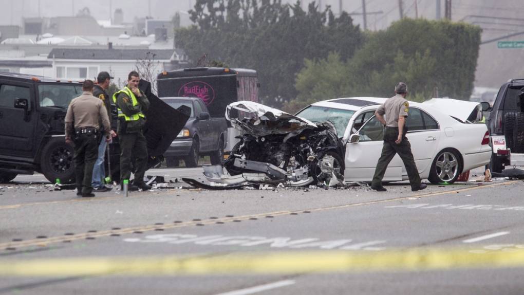 Car crash in Malibu involving Bruce Jenner