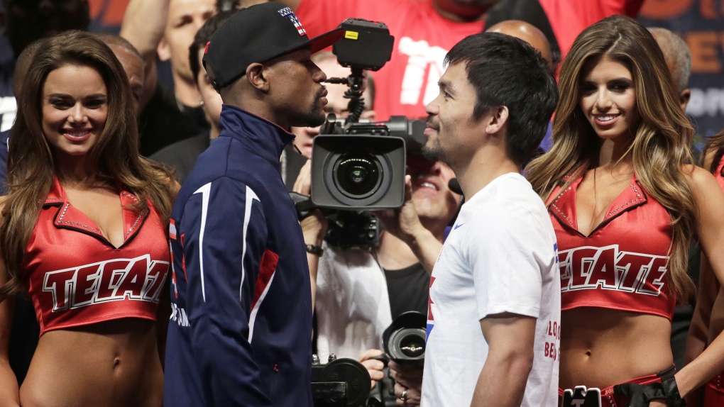 Mayweather and Pacquiao prepare for big fight
