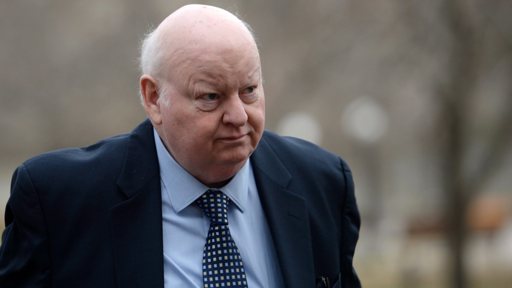 Mike Duffy arrives at court in Ottawa