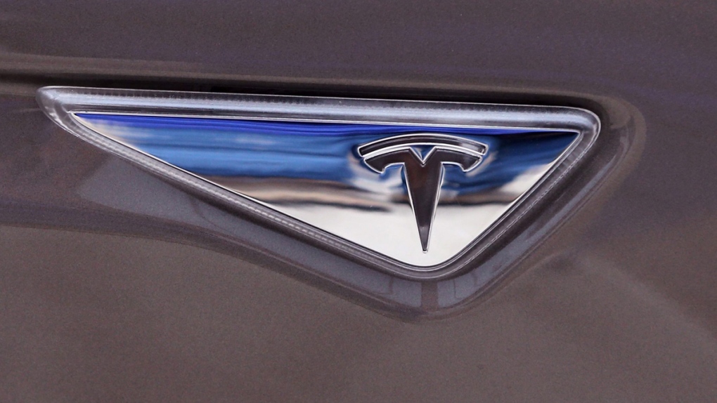 The Tesla logo