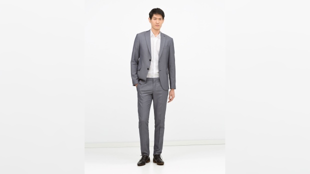 A $178.90 grey suit from Zara.