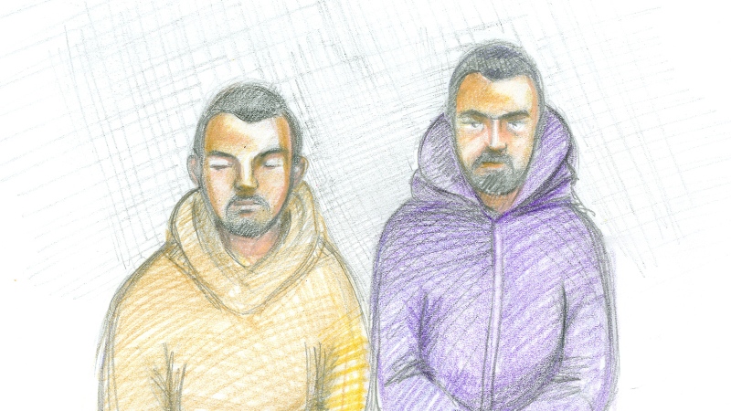 Khalid Mohammad, left, has been charged with second degree murder, while Abdulaziz Abdullah, right, has been charged with accessory after the fact.  (Janet Clarke/CTV Ottawa)