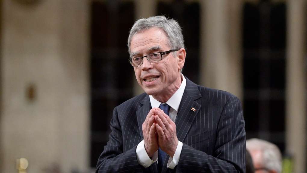 Finance Minister Joe Oliver in parliament