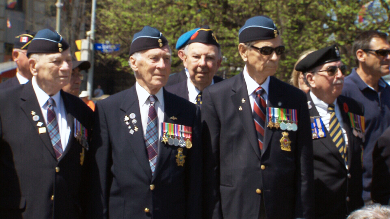 VE Day veterans in Ottawa