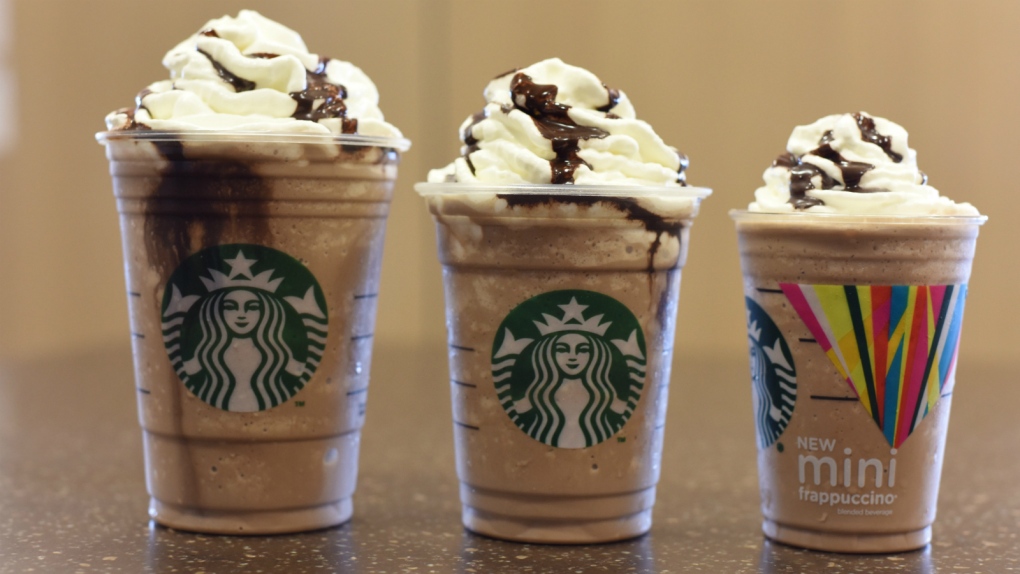 Starbucks' mini frappuccino
