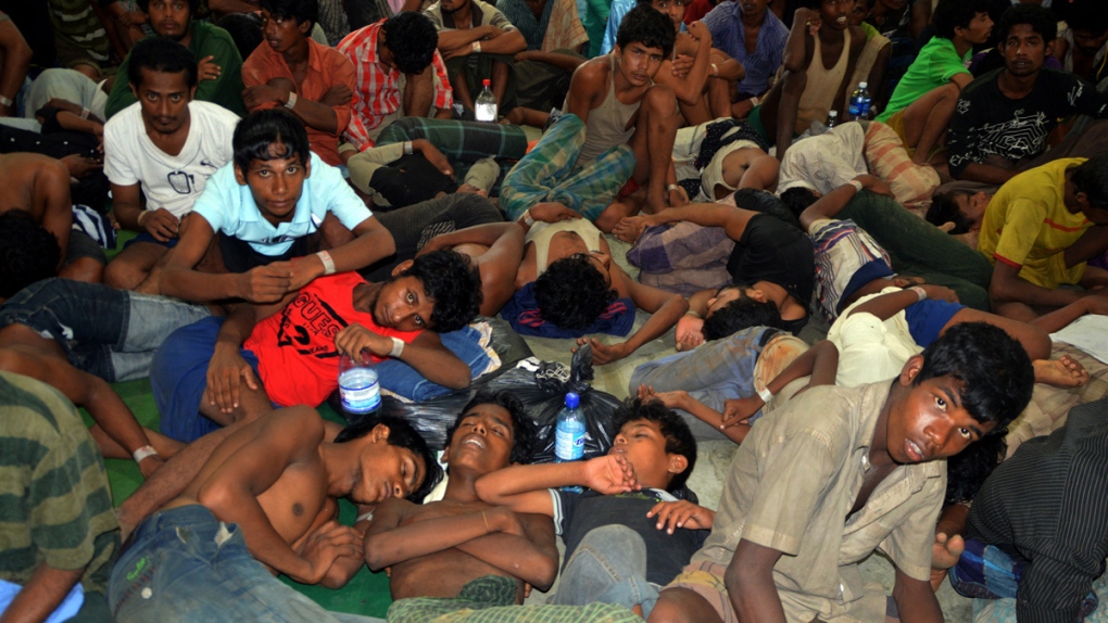 Illegal immigrants from Myanmar and Bangladesh