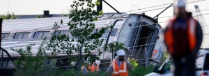 Amtrak train derailment in Philadelphia