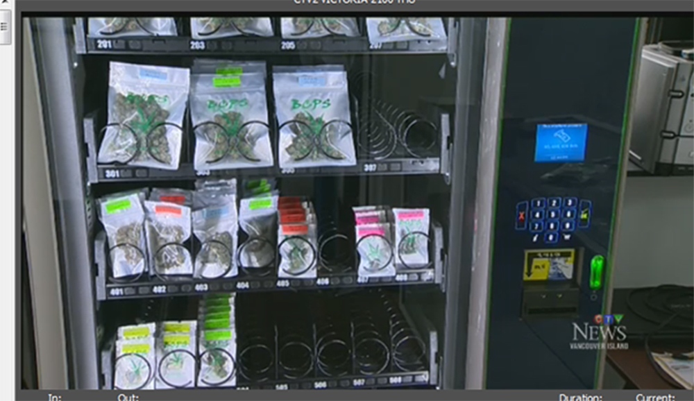 Marijuana vending machine