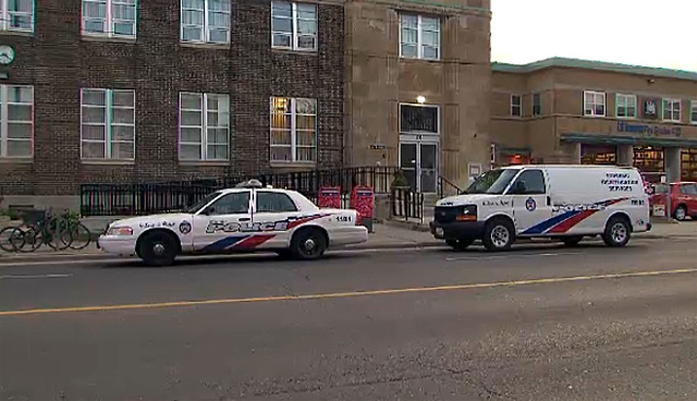 Police say the stabbing happened on the second floor of the Keele Community Correctional Centre, located at 330 Keele St., shortly before 6 p.m.
