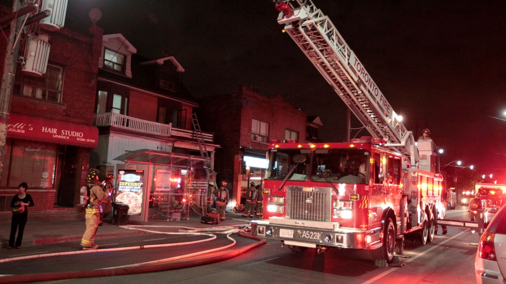 Two-alarm fire in Toronto's west end