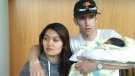 Wesley Branch, 24, and Ada Guan, 23, returned home to B.C. from Tokyo on Sunday, May 17, 2015.