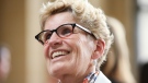 Ontario Premier Kathleen Wynne arrives to speak at the Organization of American States (OAS) in Washington, Tuesday, May 19, 2015. (AP / Andrew Harnik)