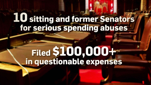 Senate scandal expenses