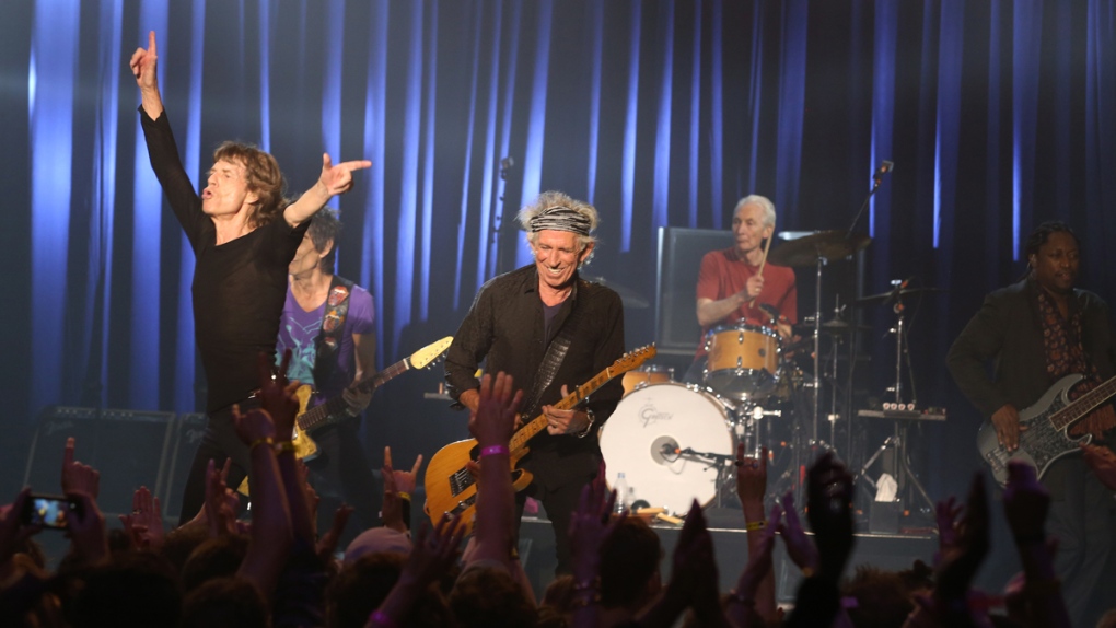 The Rolling Stones perform at the Fonda Theatre