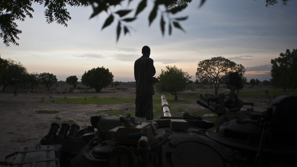 A rebel soldier stands guard in South Sudan?