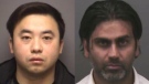 Yiaoming Liang and Salim Damji are shown in a composite image. (York Regional Police)