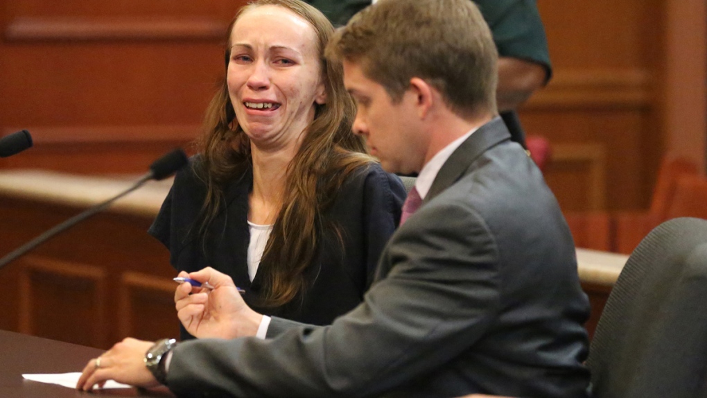 Heather Hironimus in a Florida courtroom