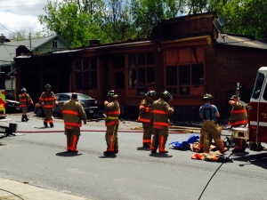 One person is dead after an apartment fire in Parry Sound (Rob Cooper/CTV Barrie)