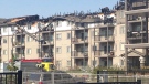 About 100 units were destroyed following a fire at the Clareview condo complex on Clareview Station Drive. 