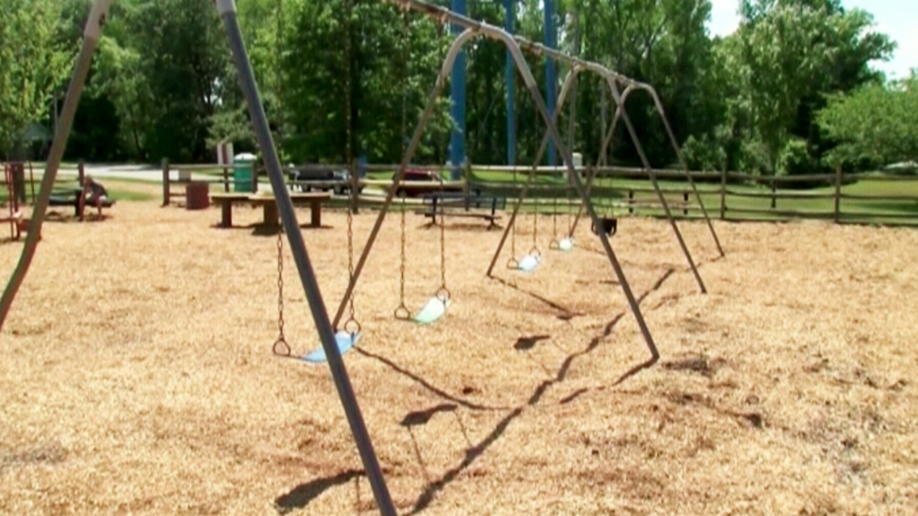 Mother found pushing dead son in Maryland park