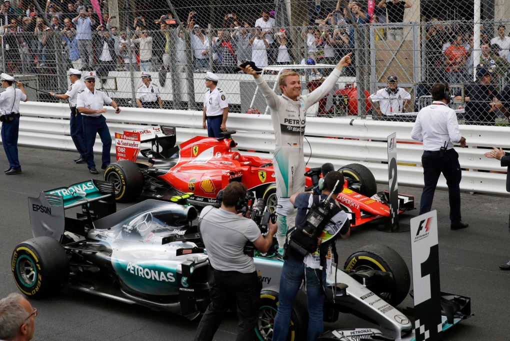 Mercedes driver Nico Rosberg wins Monaco GP