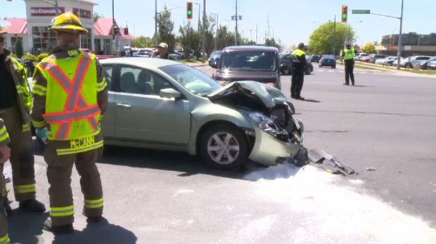 Crash on Hespeler Road send one person to hospital