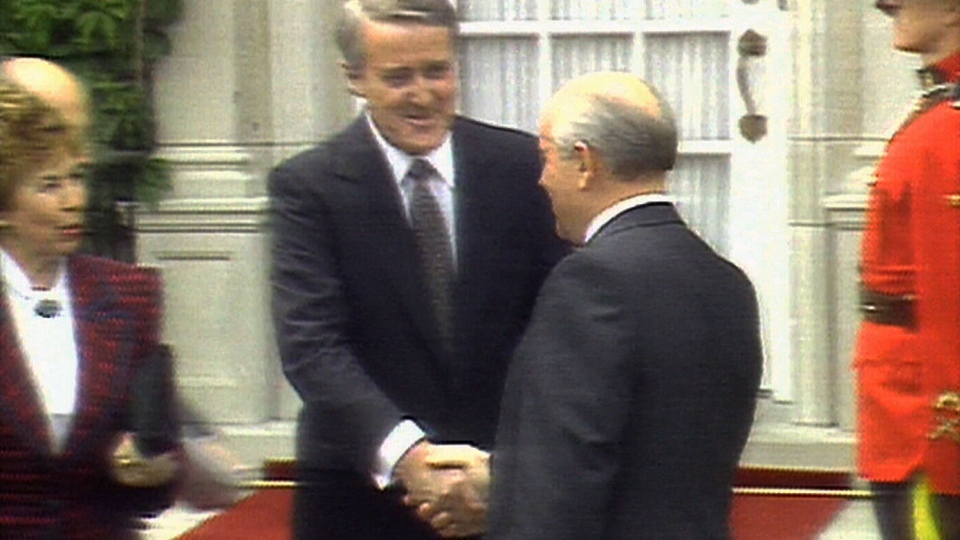 Mulroney and Gorbachev