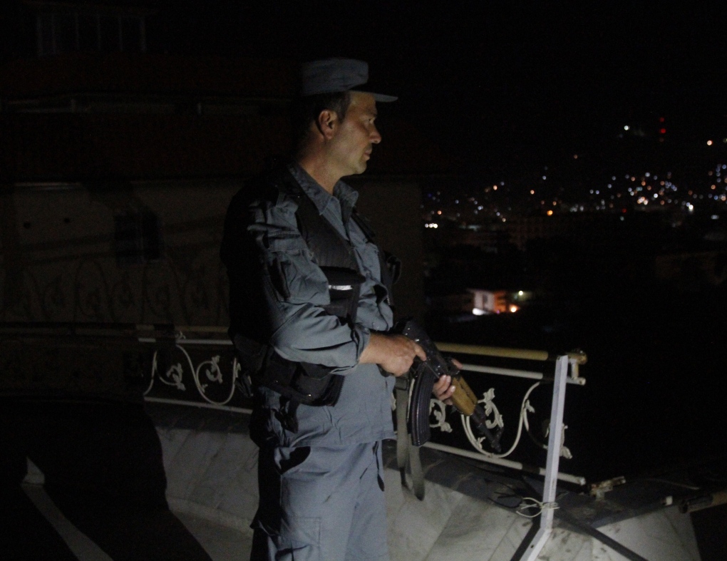 Gunfire erupts in Kabul