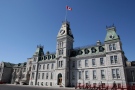 The Mackenzie building with the clock tower face the parade square at the Royal Military College of Canada in Kingston Ont., on Friday May 17, 2013. (THE CANADIAN PRESS / Lars Hagberg)