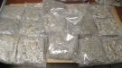 RCMP say these bags of marijuana were among the kilograms of drugs seized during the investigation in Moncton.