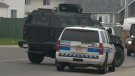 Police say a man, who barricaded himself inside a home in Erin Woods, has turned himself in after a six hour standoff.