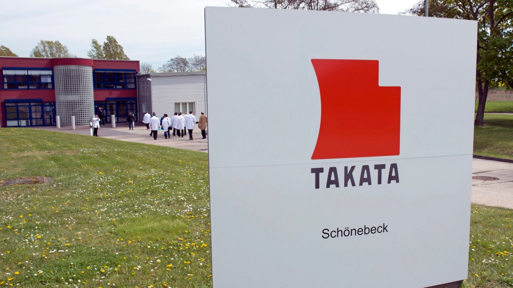 Takata offices in Schoenebeck, Germany
