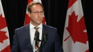  Federal Justice Minister Peter MacKay announces his resignation in Stellarton, N.S., on Friday, May 29, 2015. 