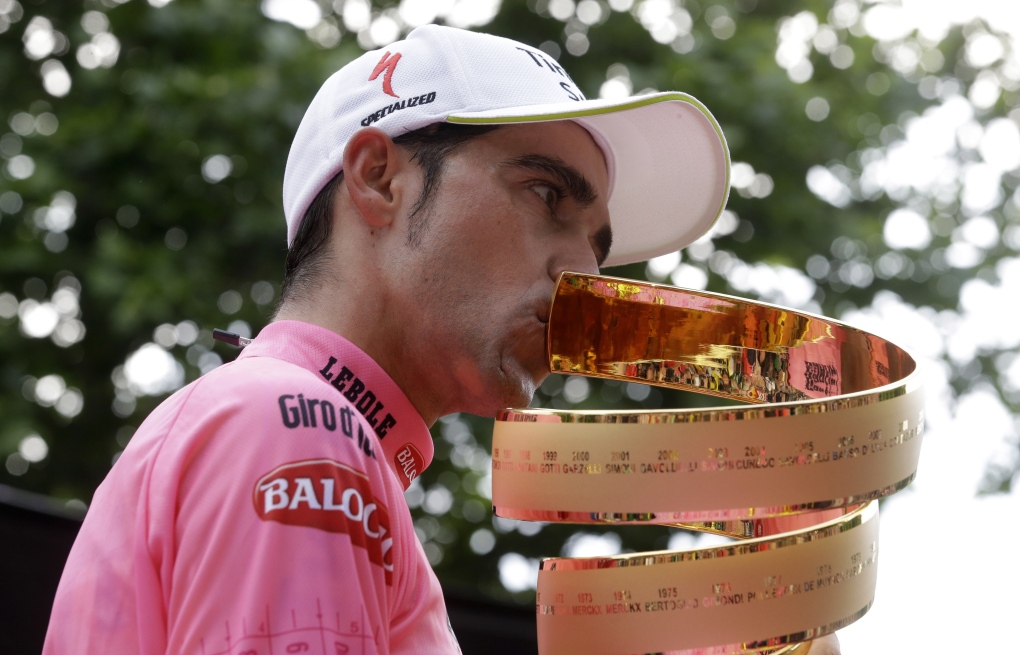 Contador wins Giro