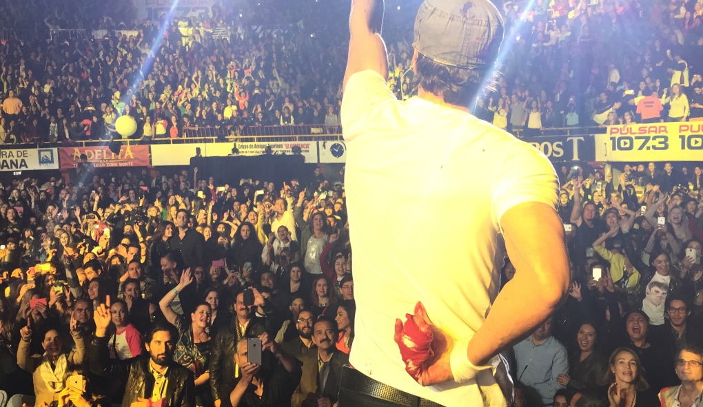 Enrique Iglesias's fingers cut by drone in Mexico