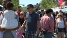 4 Street Southwest was filled with people during Sunday's Lilac Festival