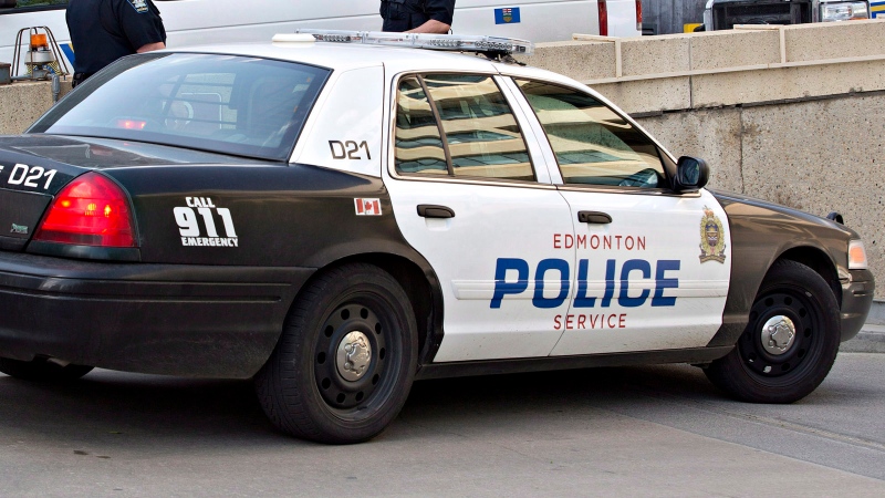 An Edmonton police car is seen on Wednesday, May 22, 2013. (The Canadian Press/Jason Franson)