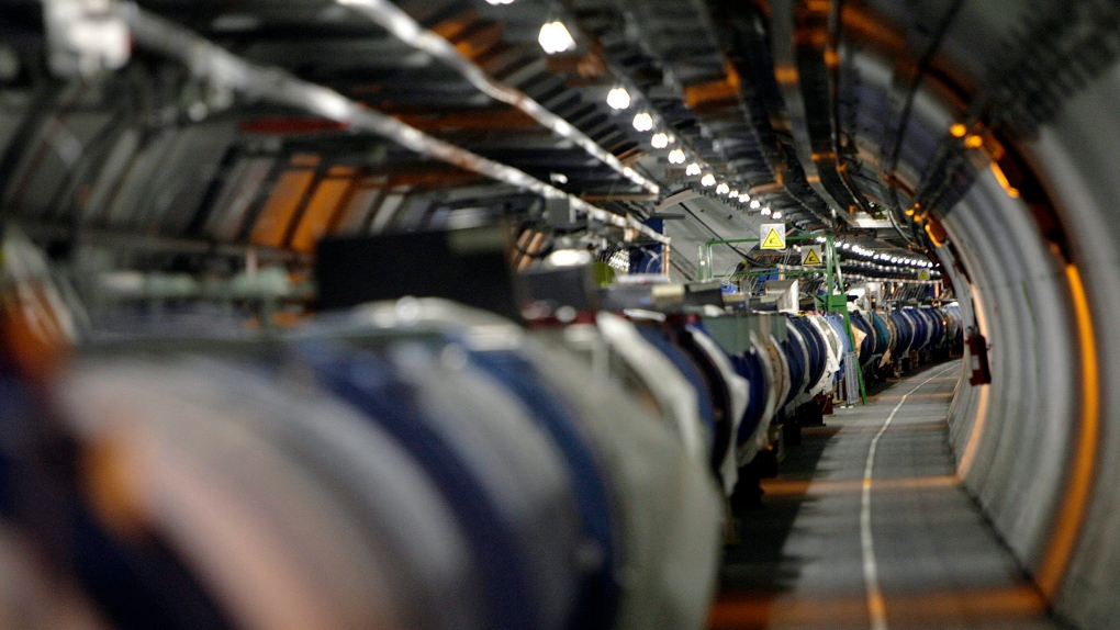 Scientists restart the large hadron collider
